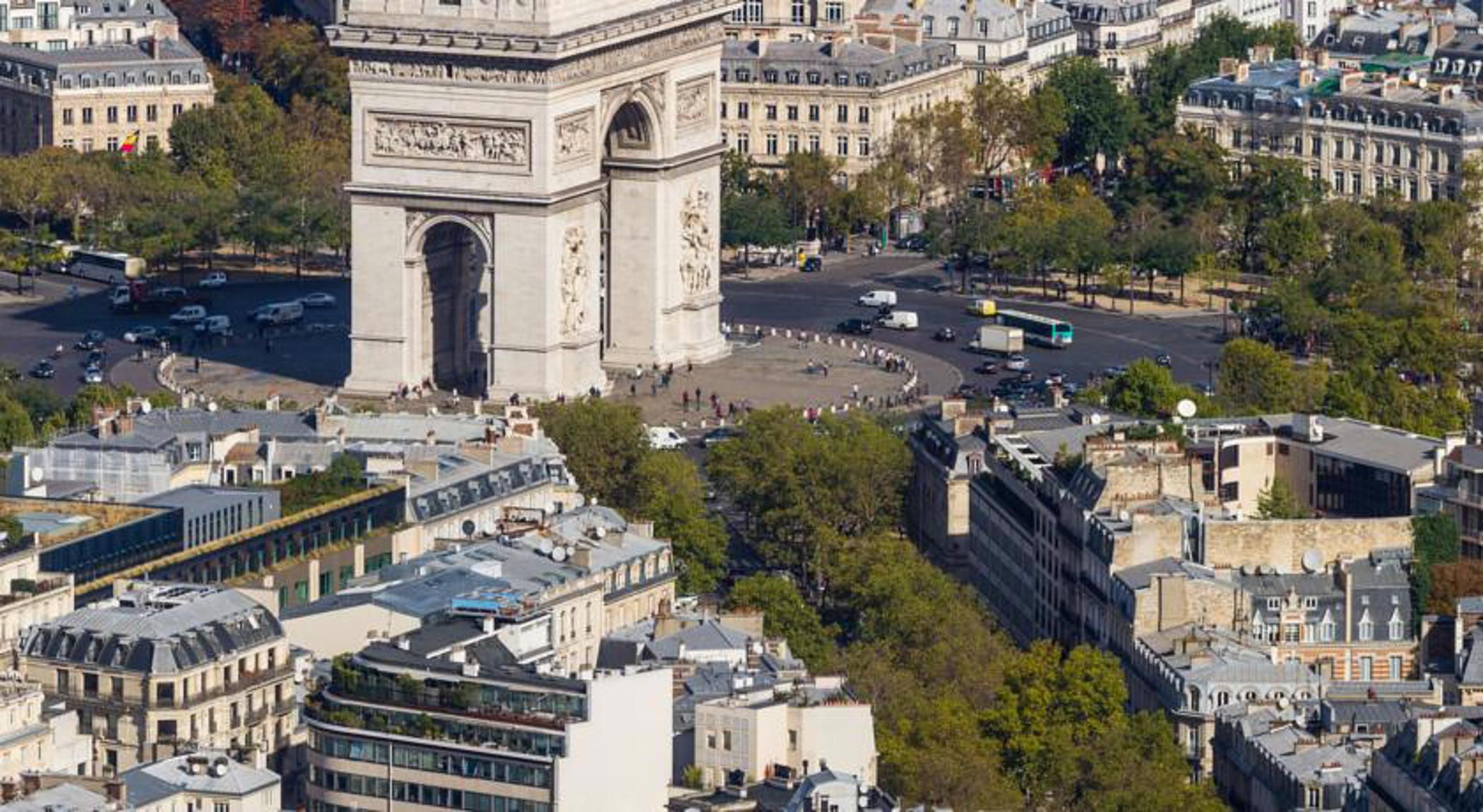 Arc De Triomphe Etoile Hotell Paris Exteriör bild